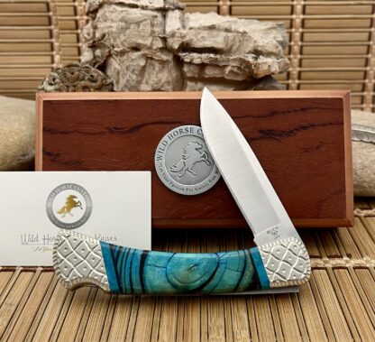 Wild Horse Custom Buck 110 – Blue Mammoth & Chrysocolla