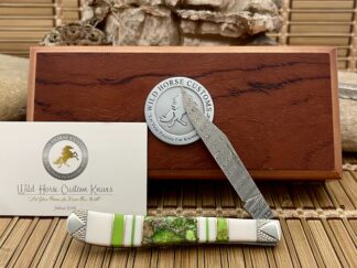 Wild Horse Damascus Trapper – Green Turquoise | #1 of 3