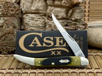 Sawcut Olive Bone Toothpick – Case XX 2025 Knife