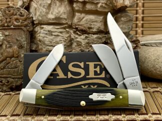 Sawcut Olive Bone Stockman – Case XX 2025 USA Knife