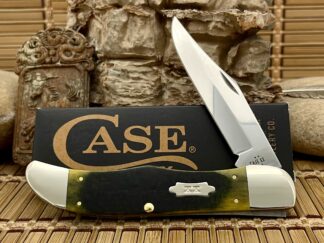 Sawcut Olive Bone Folding Hunter – Case XX 2025 Knife