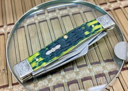Case XX Custom Green Apple Stockman – Don Rodgers Scrolled Bolsters – 1 of 1 Heirloom Knife - Image 2