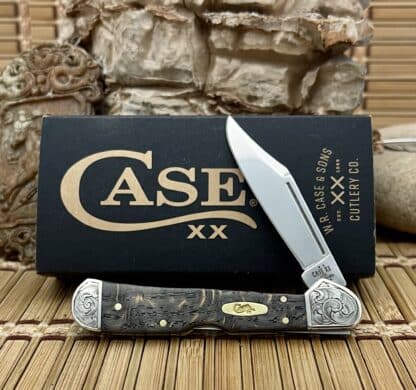 Case XX Custom Curly Oak Mini Copperlock Knife