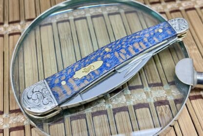 Stunning Case XX Custom Blue Sycamore Seahorse Whittler – 1-of-a-Kind Masterpiece - Image 2