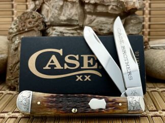 Case XX Custom Brothers Jig Bone Trapper Knife