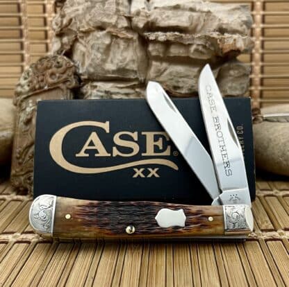 Case XX Custom Brothers Jig Bone Trapper Knife