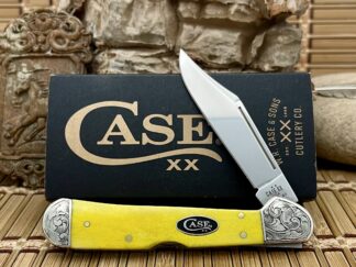 Case XX Custom Smooth Yellow Bone Copperlock Knife