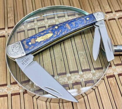 Artisan Case XX Custom Blue Sycamore Scrolled Whittler – 1-of-a-Kind Collector’s Piece - Image 3