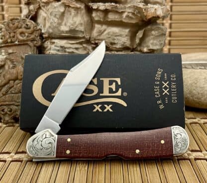 Premium Case XX Custom Red Burlap Micarta Copperlock – 1-of-1 Collector’s Edition - Image 3