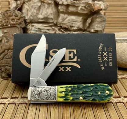 Vibrant Case XX Custom Engraved Green Apple Barlow – 1-of-a-Kind Collector’s Gem - Image 3