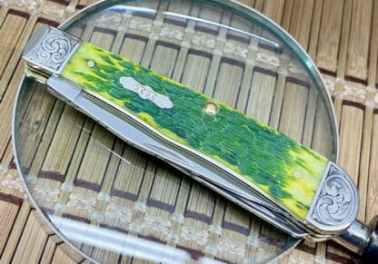 Distinctive Case XX Custom Green Apple Bone Trapper – 1-of-a-Kind Collector’s Heirloom - Image 2