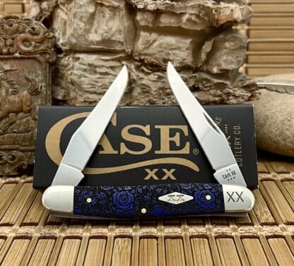 Case XX 2025 Ultra Violet Roses Muskrat Pocket Knife