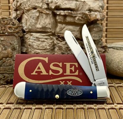 Case XX Gator Jig Ocean Blue Trapper Knife