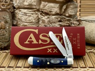 Case XX Gator Jig Ocean Blue Tiny Trapper Knife