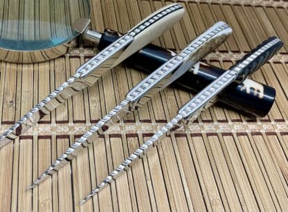 Ultra Rare Buck USA 208 Custom Prototype Dagger 3 Knife Set - Image 3