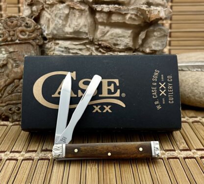 Case XX Limited Baby Doc – Custom Antique Bone Gold Heartbeat Knife - Image 4