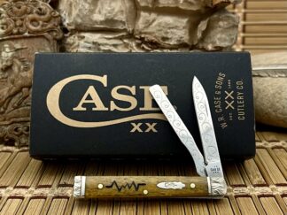 Case XX Heartbeat Baby Doc – Custom Antique Bone Pocket Knife
