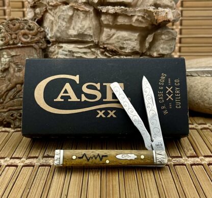 Case XX Heartbeat Baby Doc – Custom Antique Bone Pocket Knife