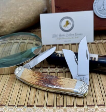 Wild Horse Custom Mammoth Ivory Sowbelly Knife – #004 of 100 - Image 4