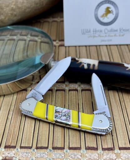 Abalone & Yellow Spiny Baby Butterbean – Wild Horse Custom #1 of 5 - Image 4