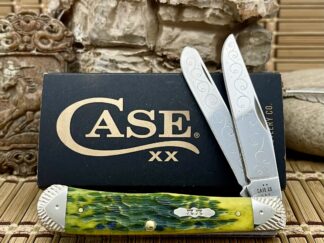 Engraved Apple Bone Trapper – Case XX Custom Knife