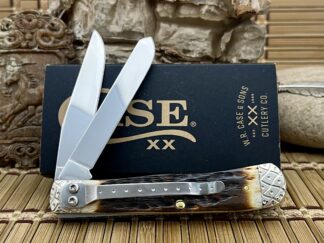 Engraved Amber Bone Trapper w/ Clip – Case XX