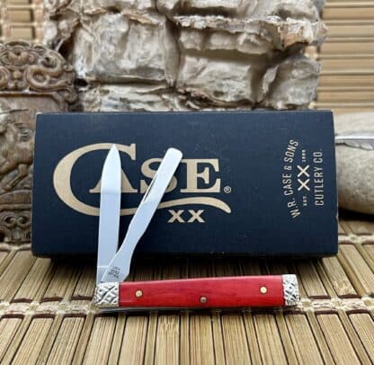 Exquisite Case XX Smooth Dark Red Bone Baby Doc: Engraved - Image 3