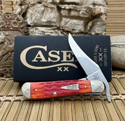 Case XX Engraved Indian Paintbrush Russlock Knife