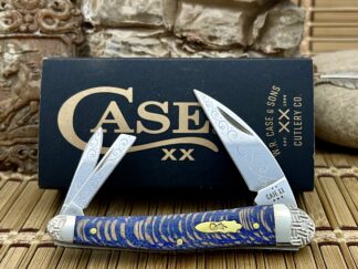 Case XX Scrolled Blue Sycamore Whittler Knife