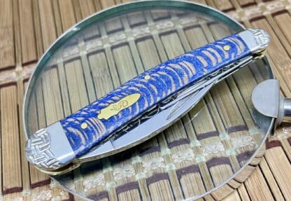 Exquisite Case XX Scrolled Blue Sycamore Whittler: #02 of 10 - Image 2