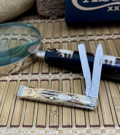 Stunning Engraved Bone Stag Baby Doc: #05 of 50 Limited - Image 3