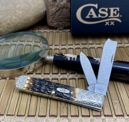 Case XX Hand-Fired Peachseed Razor Barlow – Wild Horse Customs #024/100 - Image 2