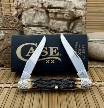 Case XX Engraved Peachseed Bone Muskrat Knife – #014/100 - Image 4