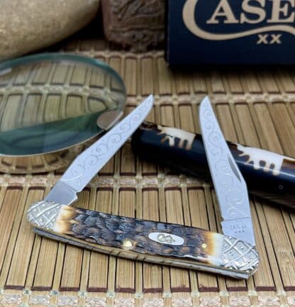 Case XX Scrolled Peachseed Bone Muskrat Knife – #015/100 - Image 2