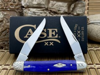 Engraved Ultra Violet Bone Muskrat Knife