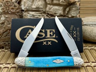 Engraved Caribbean Smooth Bone Muskrat Knife