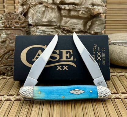 Engraved Caribbean Smooth Bone Muskrat Knife