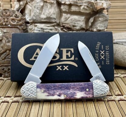 Gorgeous Engraved Smooth Purple Appaloosa Bone Canoe: Exclusive Gem - Image 3