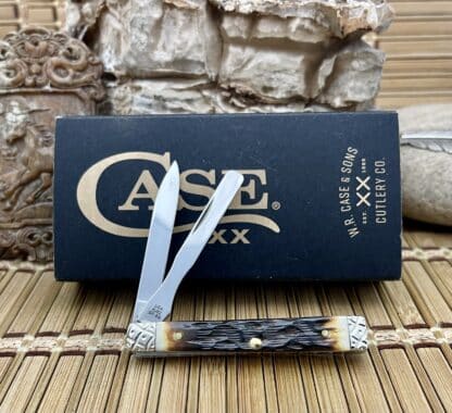 Case XX Scrolled Peachseed Amber Baby Doc Knife – #007/100 - Image 4