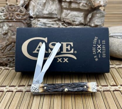 Case XX Engraved Peachseed Amber Bone Baby Doc Knife – #008 of 100 - Image 4