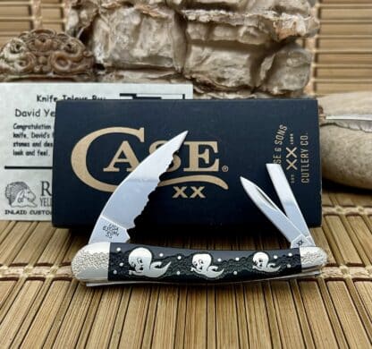 David Yellowhorse Onyx Halloween Knife