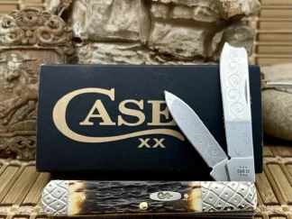 Peachseed Amber Bone Razor Barlow – Case XX Custom