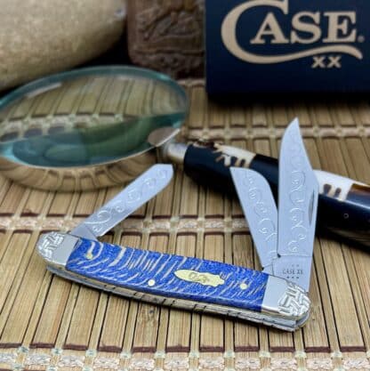 Vivid Engraved Blue Sycamore Stockman: #01/10 Exclusive Treasure - Image 2