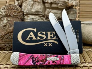 Engraved Black Salmon Trapper Knife