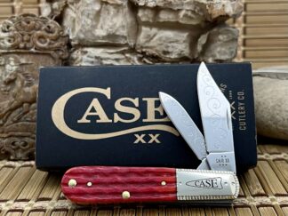 Engraved Indian Paintbrush Barlow Knife