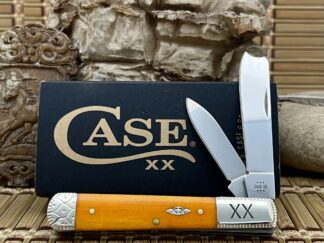 Engraved Persimmon Bone Razor Knife