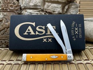 Engraved Persimmon Bone Baby Doc Knife