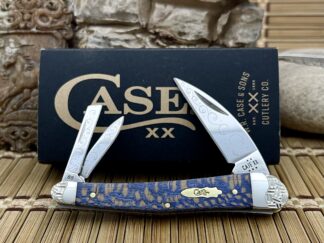 Blue Sycamore Engraved Seahorse Whittler | Case XX Rare