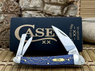 Blue Sycamore Engraved Seahorse Whittler | Case XX Rare