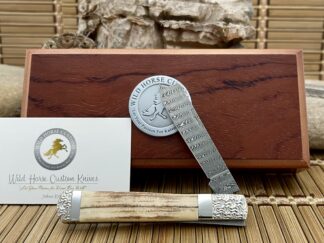 Mammoth Fossil Damascus Razor Barlow | Case XX